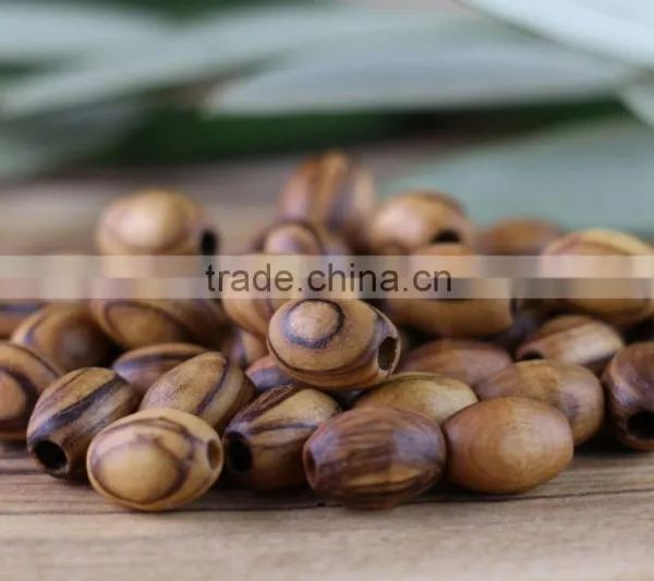 Olive Wood Oval Beads for Rosaries & Jewelry photo-2