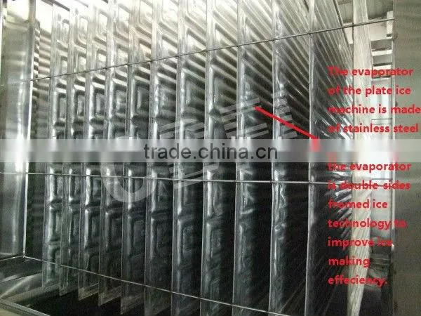 Industrial plate ice maker