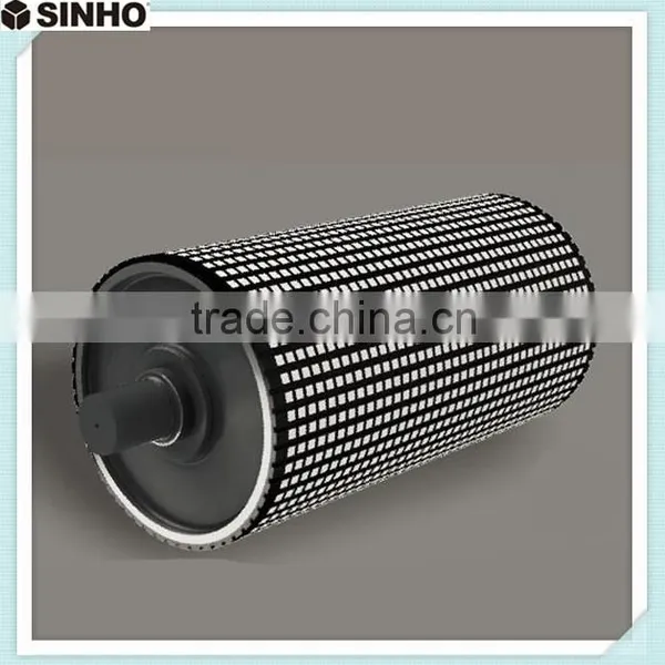 Alumina Ceramic Tiles Lined Rubber Sheet For Pulley Lining