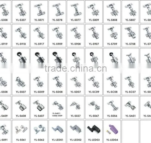 3D Concealed Hydralulic Overlay Hinge photo-3