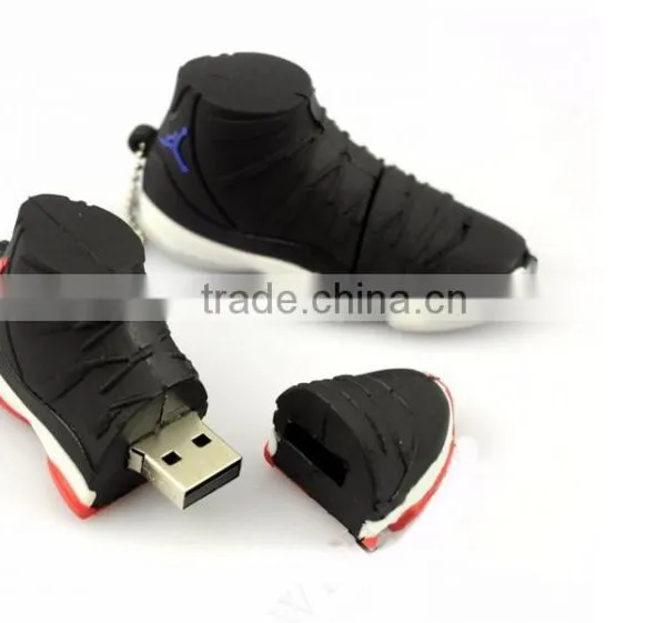 Free Sample Silicone Sneakers Shoes Usb Flash Drive, NBA Star Shoes Shape U Disk New Products 2016 photo-3