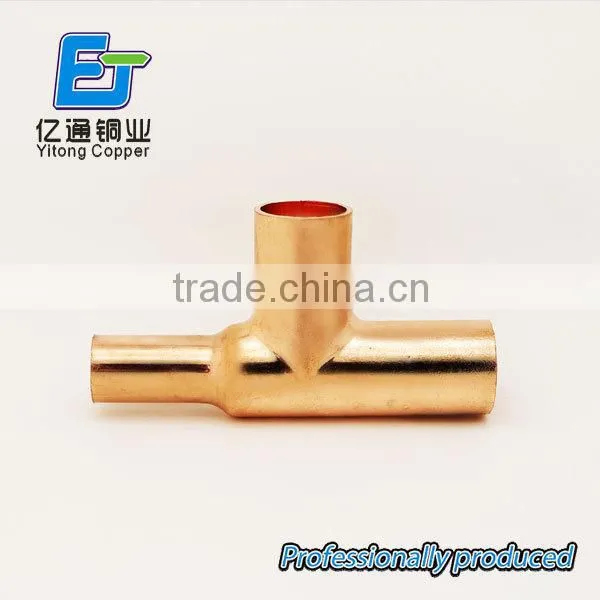 copper tee equal tee reducing tee