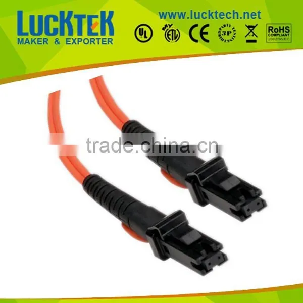 Duplex, 62.5/125, OM1, MTRJ to MTRJ Multimode fiber optic patch cable