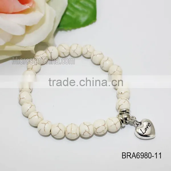 2016 Stone and Unisex Semi Precious Stone Stretch Men's Bracelet photo-3