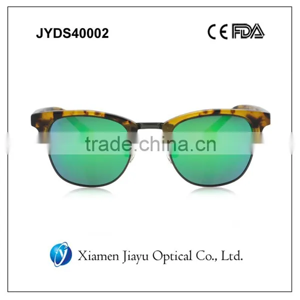 Metal Rim Acetate Sunglasses Clubmaster photo-5