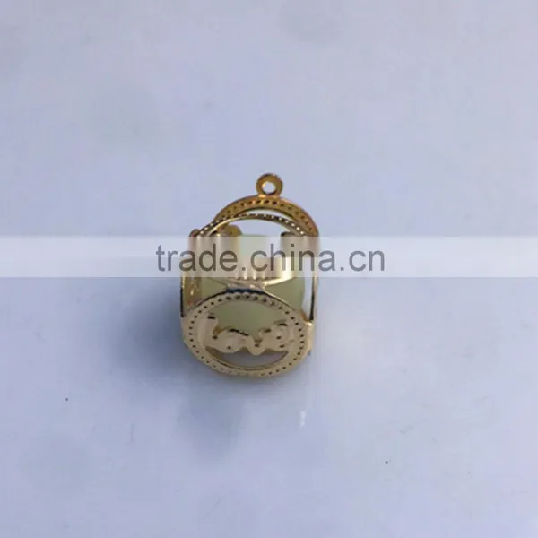 Vintage Locket Glow In The Dark Pendant Necklaces Glowing Luminous Stone Beads Pendant in Diffferent Shape Party Gifts photo-2