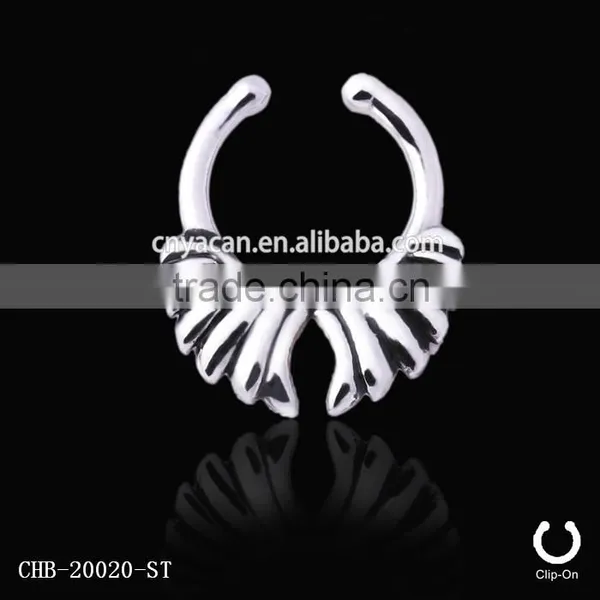 Indian Necklace Bone Design Slave Nose Rings