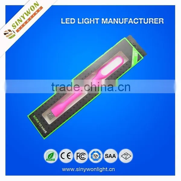 2015 Sinywon Protect Your Eyes 2w Dc 5v 80lm Portable Usb Led Book Lamp for Flexible USB Led Light