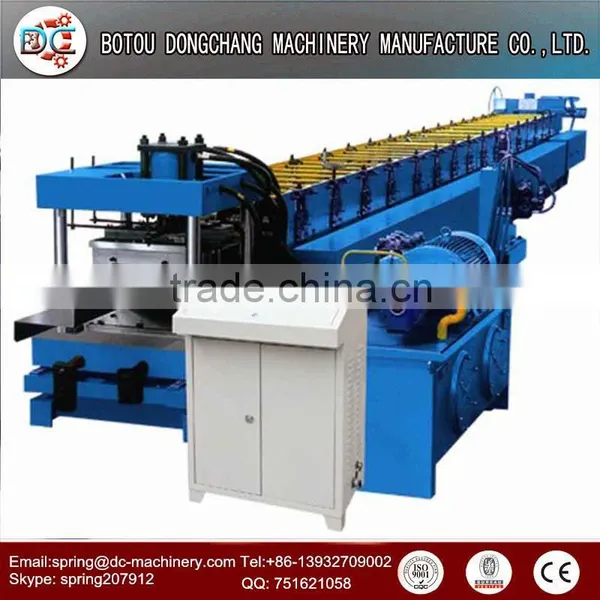 Hydraulic Cutting Steel Profile Channel Shape Metal C Purlin Roll Forming Machine photo-5