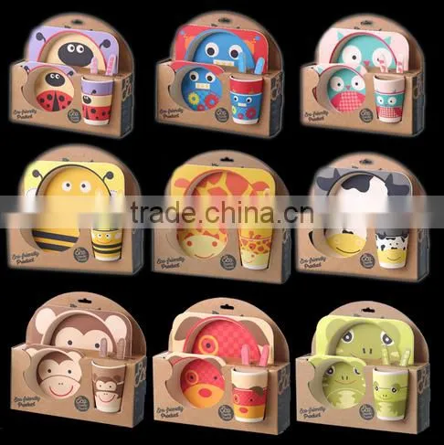 Frog Shape Melamine Children Dinner Set photo-6