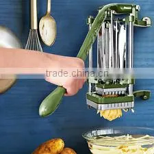 Manual Metal Potato Chips Cutter French Fry Maker Restaurant