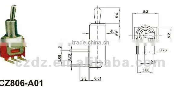 TPDT Toggle Switch 20a / 9 Pin Toggle Switch China Manufacturer photo-5