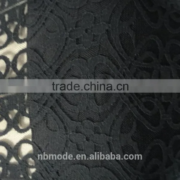Delicate Carving Black Sleeveless Blouse Solid Pattern Top photo-3