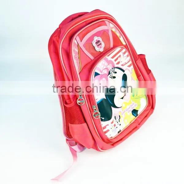 Pink Mickey Cartoon Characters School Bag Kids School Bags photo-3