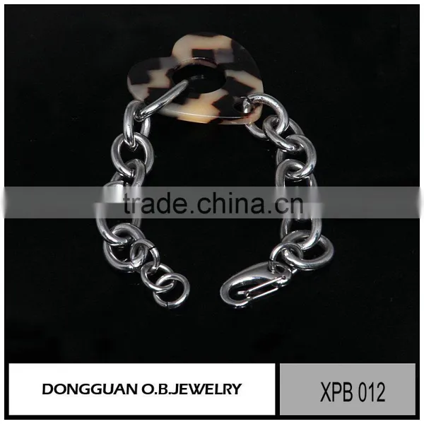 Simple Charm Bracelet Jewelry, Heart Shape Love Bracelet From Dongguan Factory photo-2
