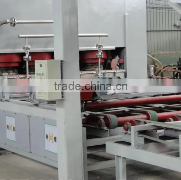 Automatical Short Cycle Melamine Laminating Hot Press Production Line photo-2