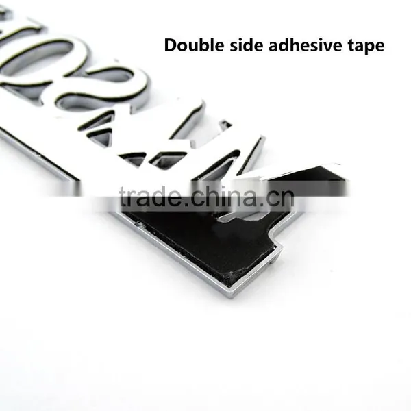 Chromed ABS Mason Letter Car Badges Emblems,custom Plastic Auto Logo Label Sticker photo-4