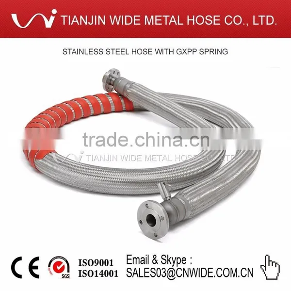 PVC Guard Nylon Braided Cover Flexible Hose With Flange photo-6