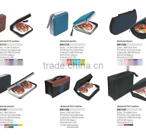 Fashion Purple 32 Capacity PU Leather Cover CD Case CD Box DVD Case Car Disc Case photo-2