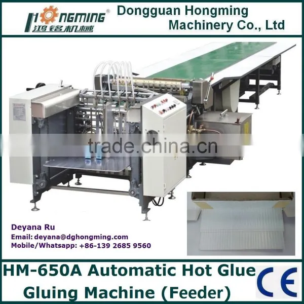 HM-40 Greyboard Rigid Box Corner Pasting Machine photo-6