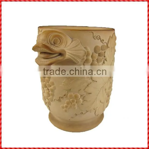 Antique Custom Decorative Large Terracotta Cooler Wine