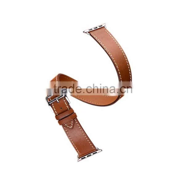 2016 Fashion and Best Sale Genuine Leather For Apple Watch Bands Strap 38mm With Various Colors&Customs photo-5