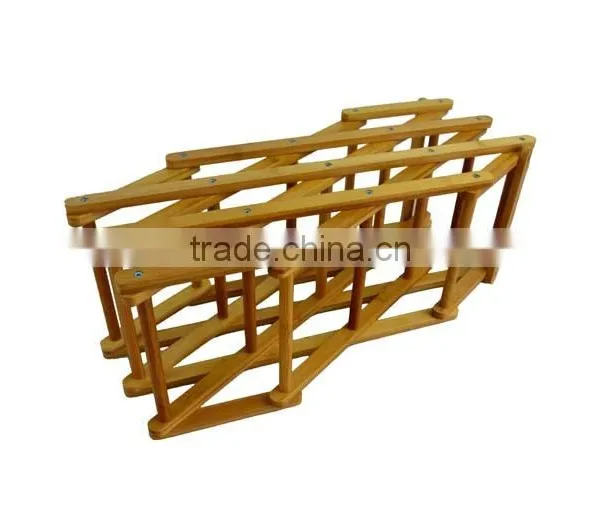DX002/New Design 8 Bottles Folding Red Wine Rack, Homeware Decoration Wine Rack photo-5