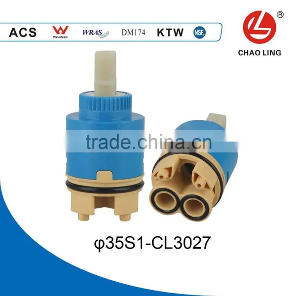 35mm Tri-level Seal Plastic Ceramic Cartridge With Leg