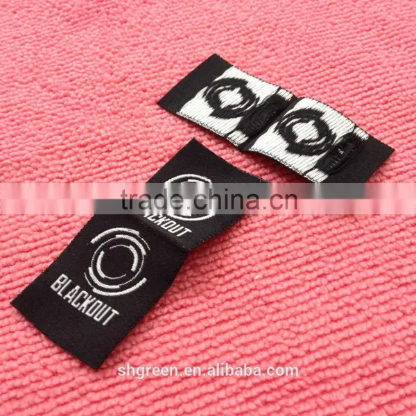 OEM Soft Taffeta Woven Label,sewn on Garment Label photo-4