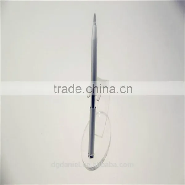Mini Silver Retractable Lip Brush,Synthetic Makeup Lip Brush photo-4