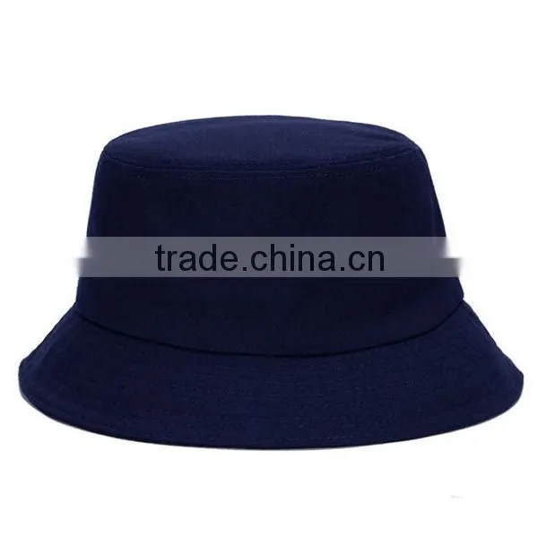 Shang Hai OEM Men Panama Women Fishing Hat Solid Color Bucket Hats photo-2