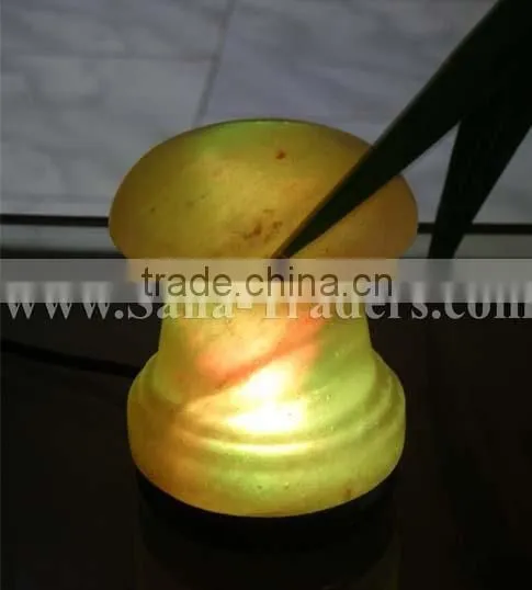 Natural Himalayan Rock Salt Mini Mushroom Shape USB Lamp