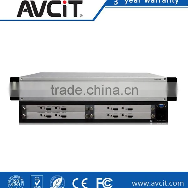 3 Year Warranty, Support HDCP, CAT Output Card, HD 4x4 Full Seamless Multi-format Matrix Switcher photo-2