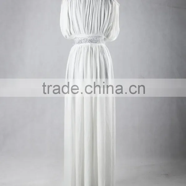 RB003 Delicate Lace Trim Sexy Kimono Robe for Women photo-2