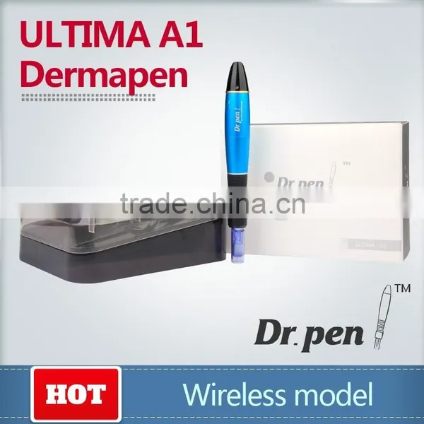 2016 Blue Wireless Derma Pen Dr Pen Microneedle Dermapen Rechargeable Dr Pen photo-3