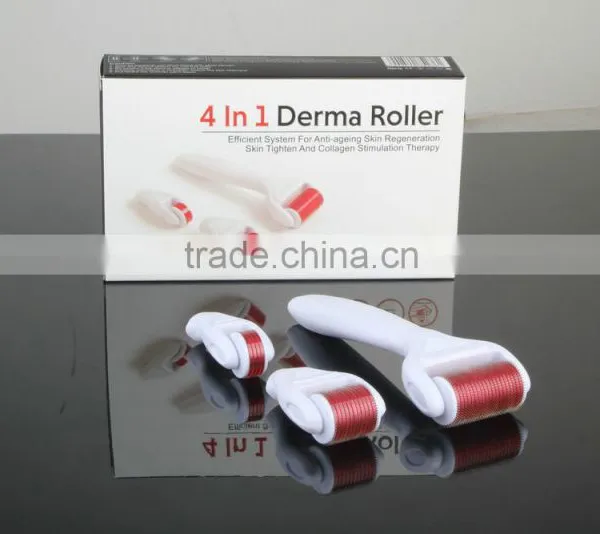 CE Quality 4 in 1 Derma Roller Stainless Steel Titanium Derma Roller for Beauty Skin Care photo-5