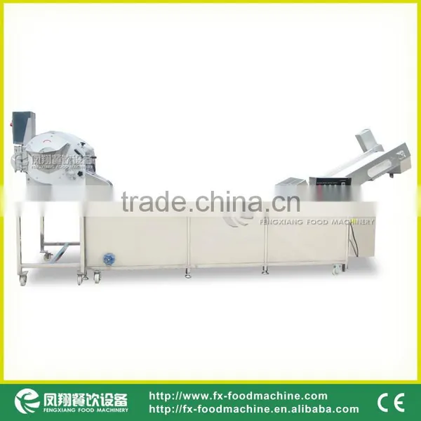 High Efficiency Potato Carrot Dicing and Washing Processing Line photo-3