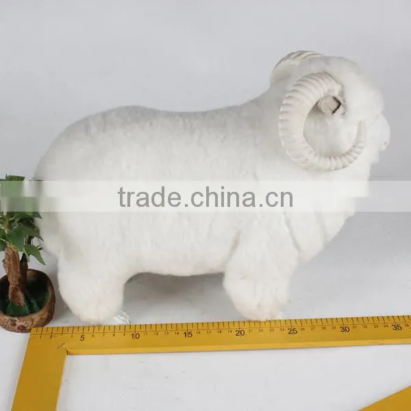 Handmade Life Size Plush Stuffed Goat Toys Recorder Sound photo-4