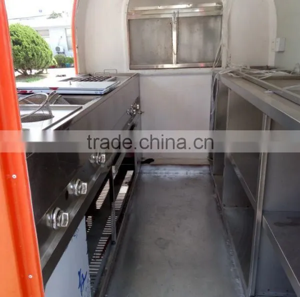 Chinese Shanghai Retail Vending Street Mobile Hand Push Food Breakfast Cart photo-5