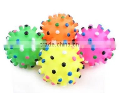 Colorful Pet Soft Plastic Ball Pet Voice Sound Ball photo-2