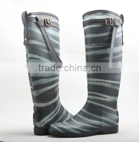 2016 New Design Two -Tone High Style PVC Rain Boots photo-2