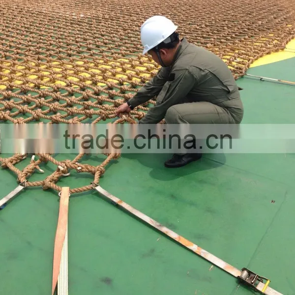 3 Strand Natural Sisal Fiber Rope Helicopter Anti Slip Network photo-3