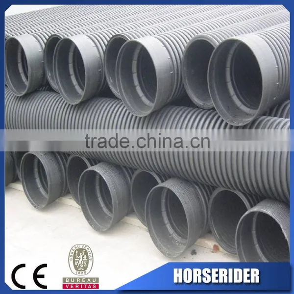 PVC Sewer Single Wall Corrugated Pipe Production Line / PE PVC Corrugated Hose Pipe Extrusion Line photo-5
