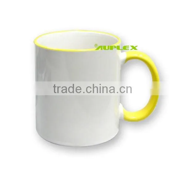 Blank Yellow Mug Sublimation photo-2
