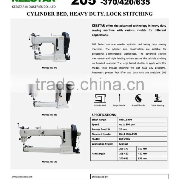 Keestar 205 Industrial Saddlery Leather Sewing Machine