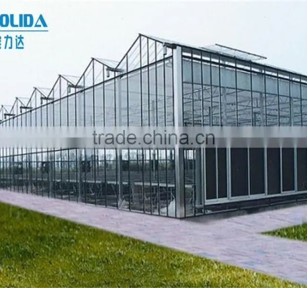 Large Plastic Film Greenhouse With Control System for Plant Growth photo-6