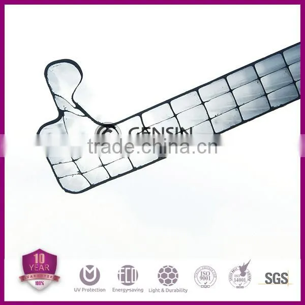 6mm Polycarbonate Locking System With All the Accessories for Roofing Solutions photo-4