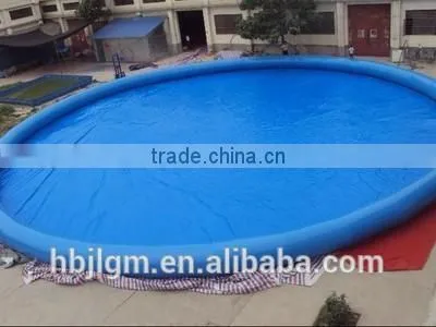 0.9mm PVC Tarpaulin Swimming Pool Fabric photo-3