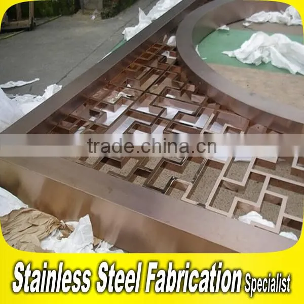 Stainless Steel Decorative Wedding Screen Room Divider For Interior Decoration photo-2