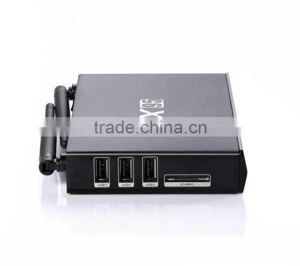 2016 Roofull Metal Housing Google Android5.1 TV Box X95 With Amlogic S905 Quad Core Smart TV Box photo-5